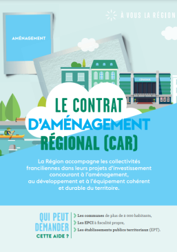 Couverture du contrat d'aménagement régional (CAR)